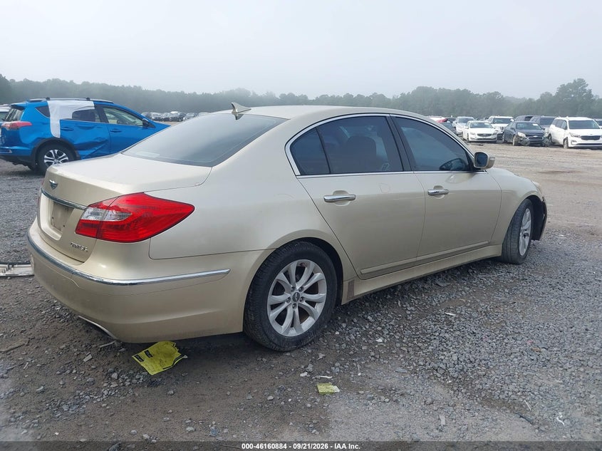 Vin: kmhgc4dd5cu175427, lot: 46660683, hyundai genesis 3.8 20124