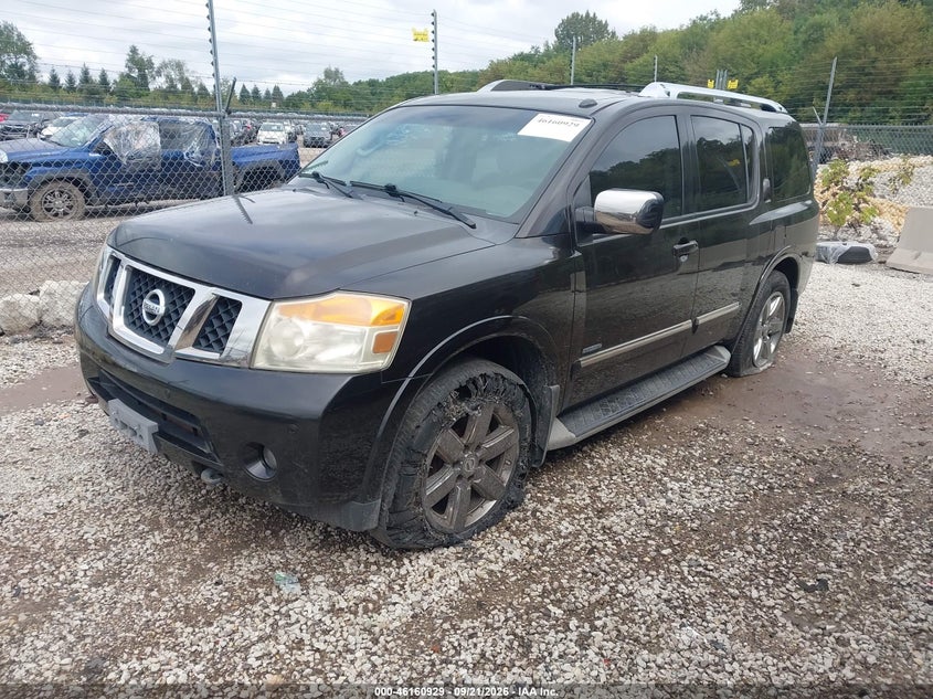 Vin: 5n1ba0nf9dn605397, lot: 46660728, nissan armada platinum 20132