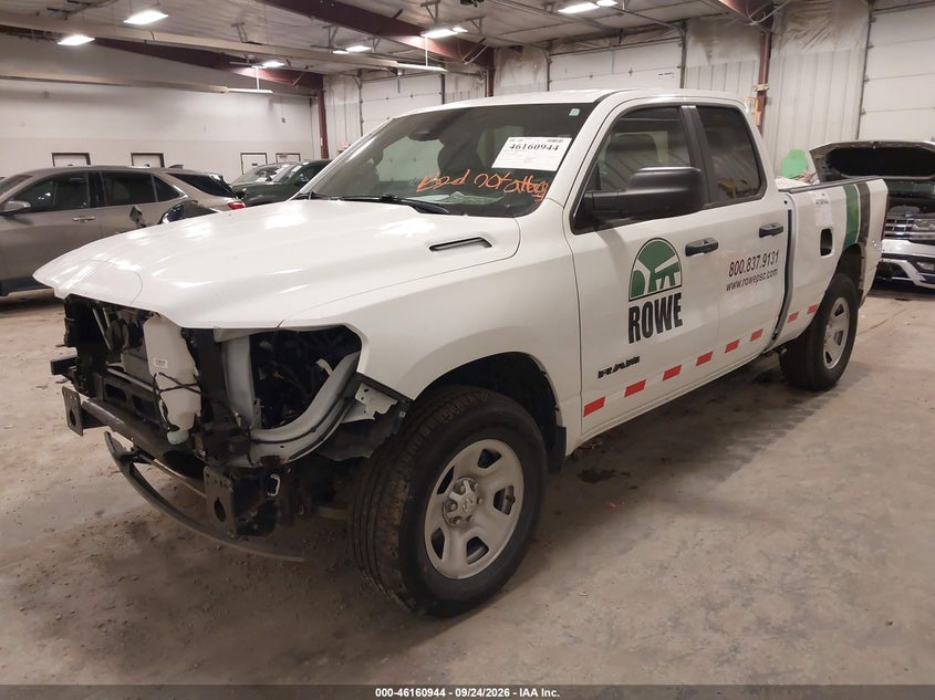 Vin: 1c6rrfcg8tn316141, lot: 46660743, ram 1500 tradesman  4x4 6'4 box 20262