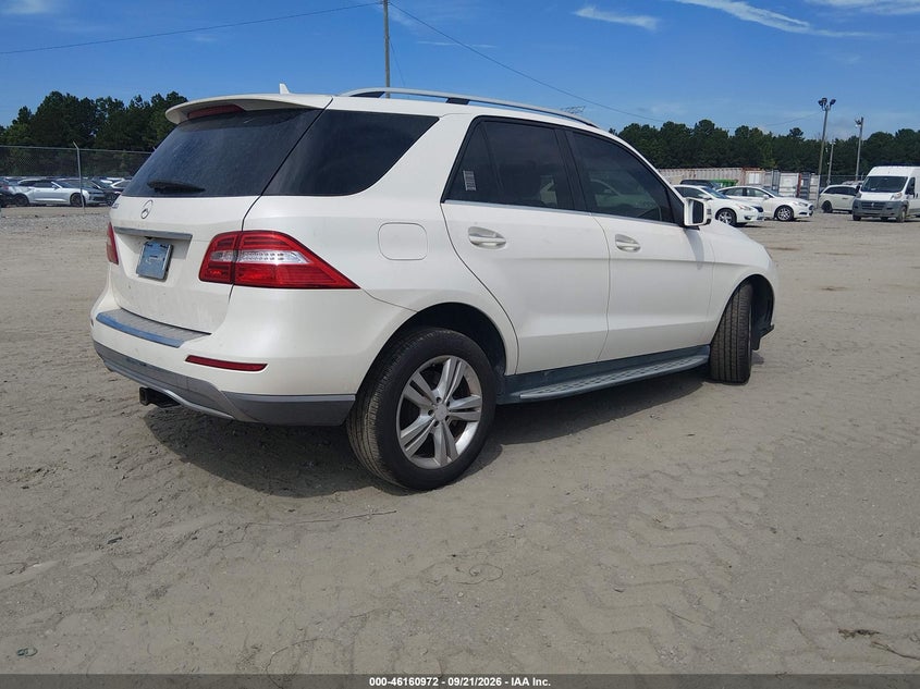 Vin: 4jgda5jb1da264271, lot: 46660771, mercedes-benz ml 350 20134