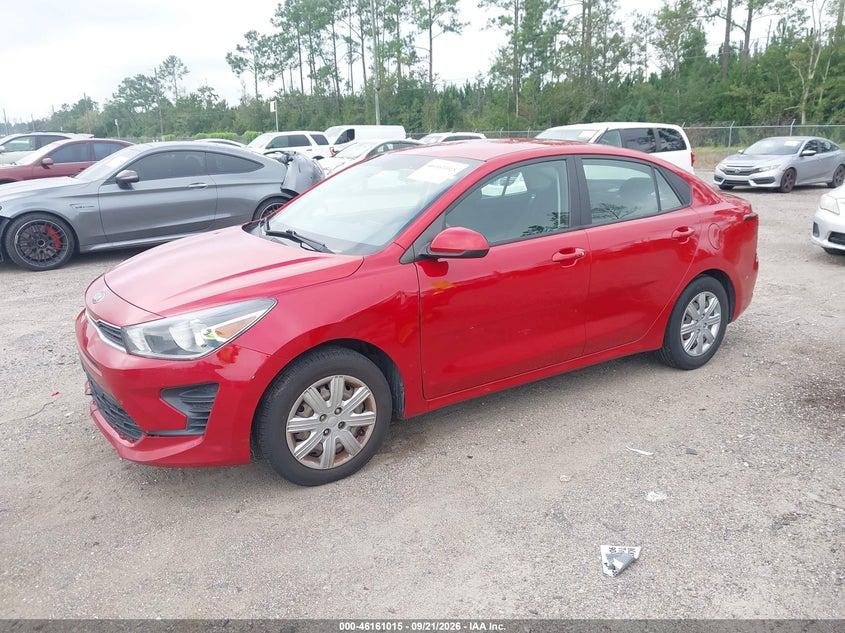 Vin: 3kpa24ad4me395210, lot: 46660814, kia rio s 20212