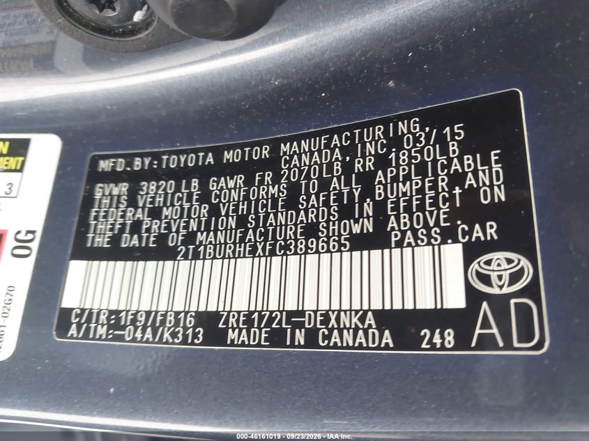 TOYOTA COROLLA - zdjęcie 9