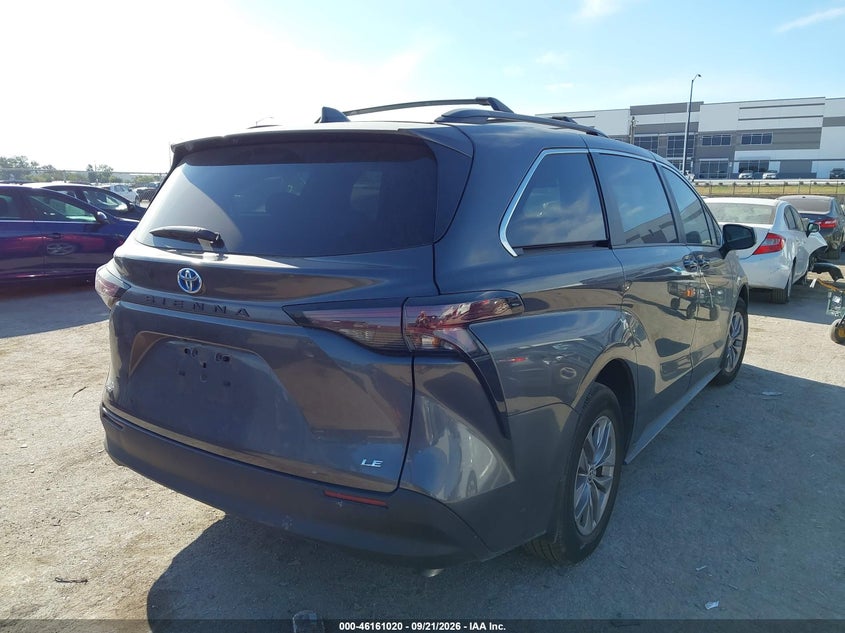 Vin: 5tdkrkec6ss270833, lot: 46660819, toyota sienna le 20254
