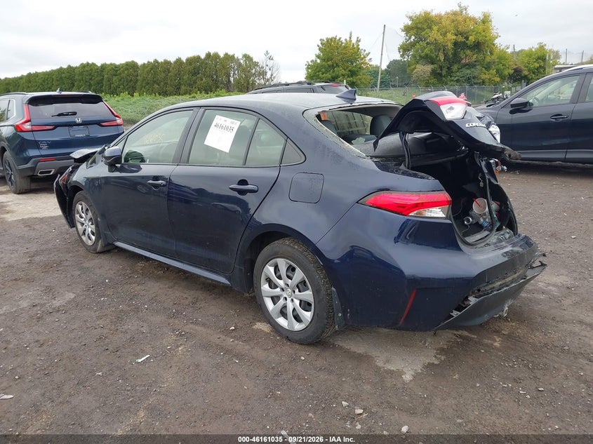 Vin: jtdb4mee6pj003188, lot: 46660834, toyota corolla le 20233