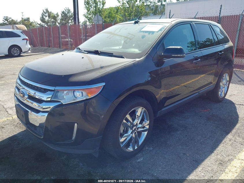 Vin: 2fmdk3jc6dbc58660, lot: 46660870, ford edge sel 20132