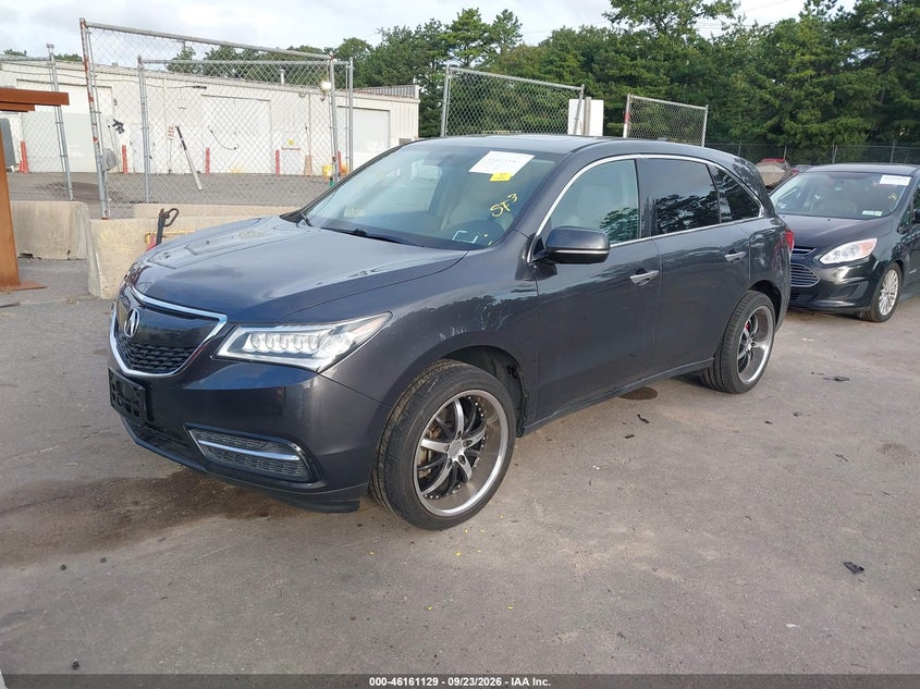 Vin: 5fryd4h29gb043184, lot: 46660928, acura mdx acurawatch plus package 20162