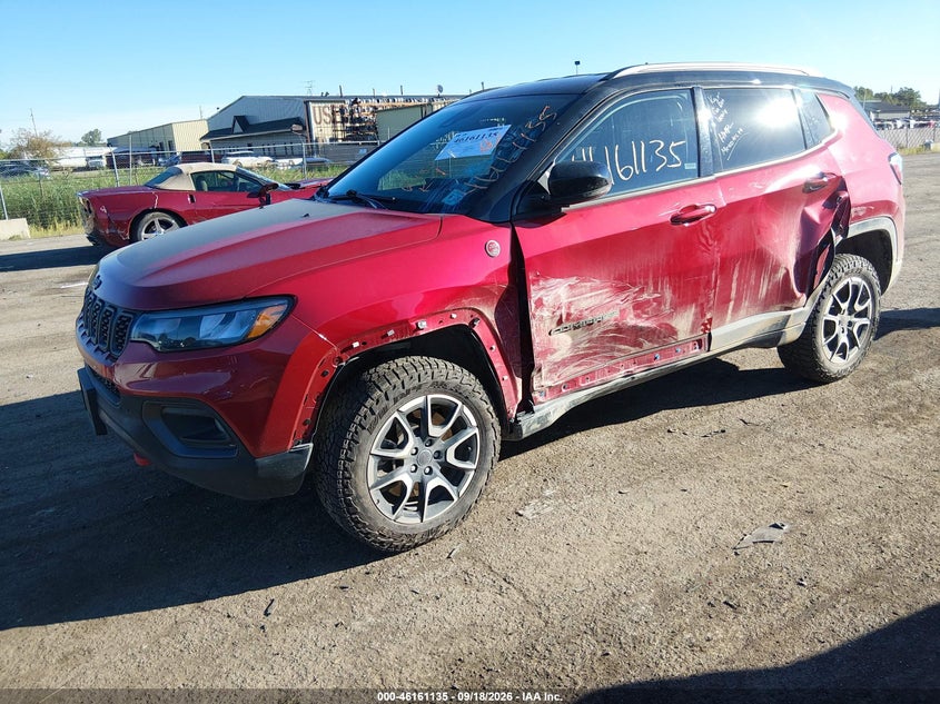 Vin: 3c4njddn4st613311, lot: 46660934, jeep compass trailhawk 4x4 20252