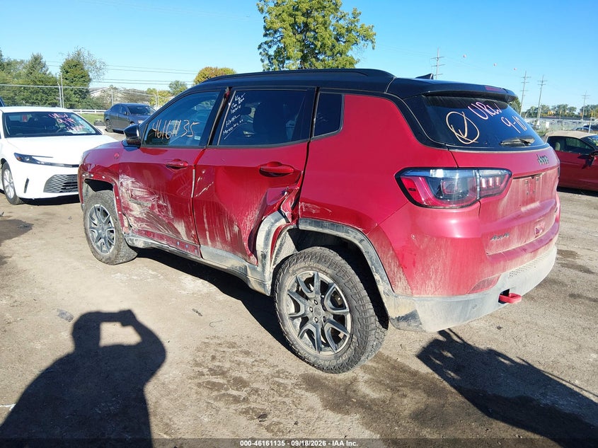Vin: 3c4njddn4st613311, lot: 46660934, jeep compass trailhawk 4x4 20253