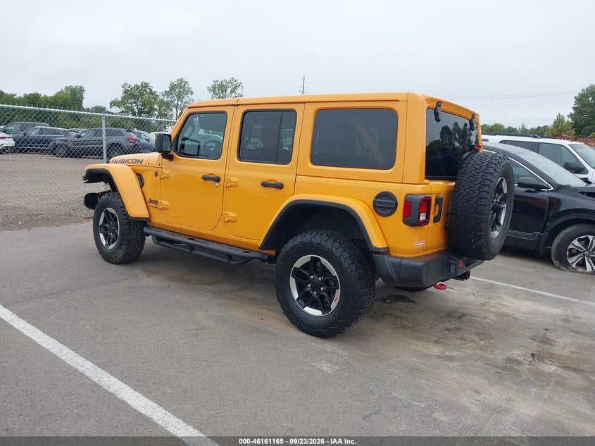 Vin: 1c4hjxfg9mw618255, lot: 46660964, jeep wrangler unlimited rubicon 20213