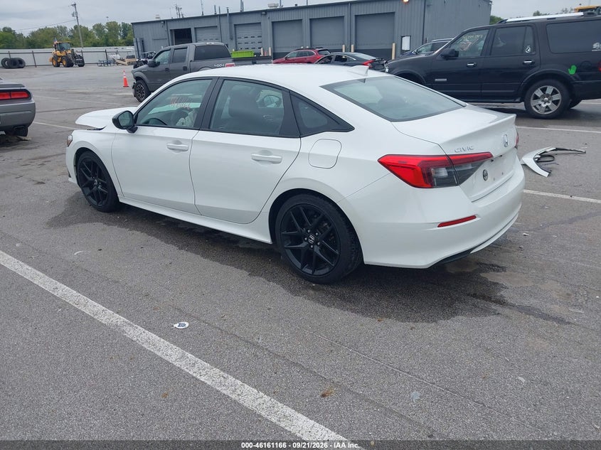 Vin: 2hgfe2f5xrh581639, lot: 46660965, honda civic sport 20243