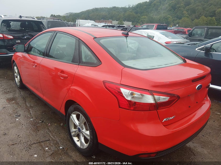 Vin: 1fadp3f24dl156124, lot: 46660971, ford focus se 20133
