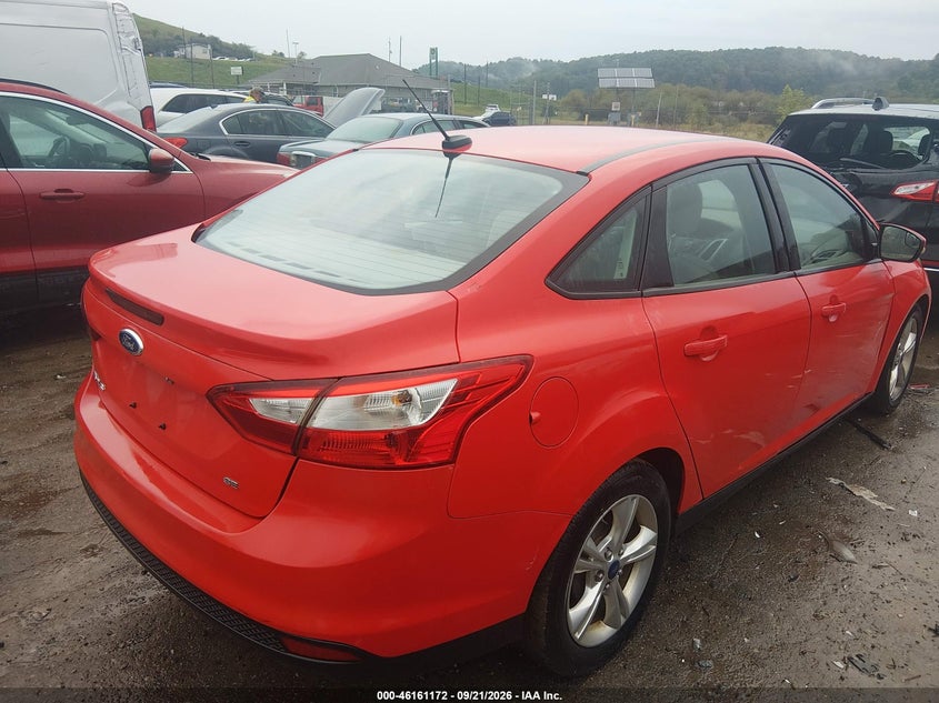 Vin: 1fadp3f24dl156124, lot: 46660971, ford focus se 20134