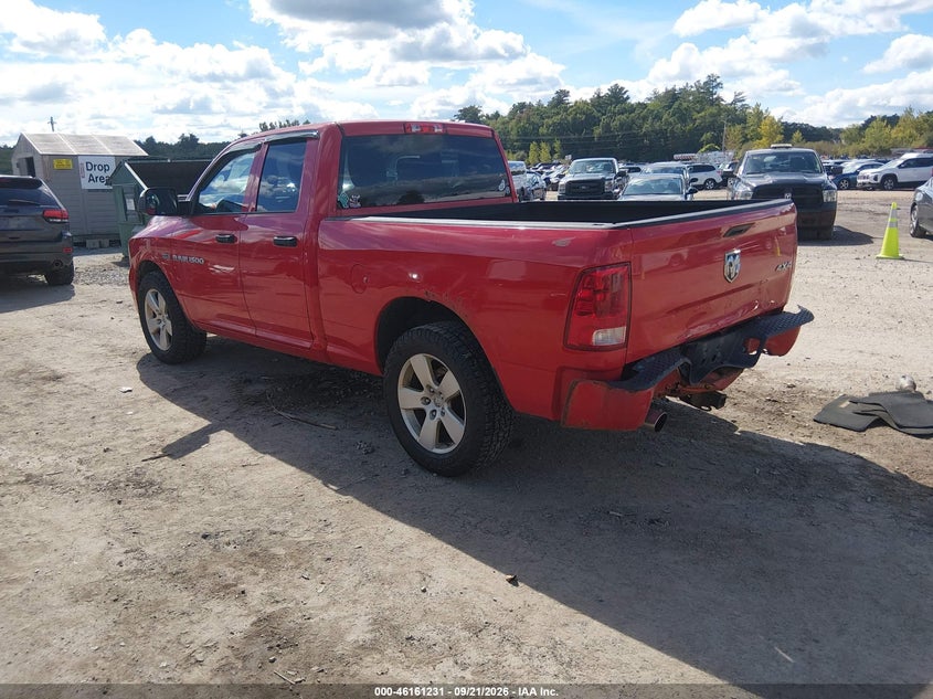 Vin: 1c6rd7ft2cs171497, lot: 46661030, ram 1500 express 20123