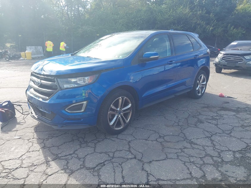 Vin: 2fmpk4ap9jbc04416, lot: 46661042, ford edge sport 20182