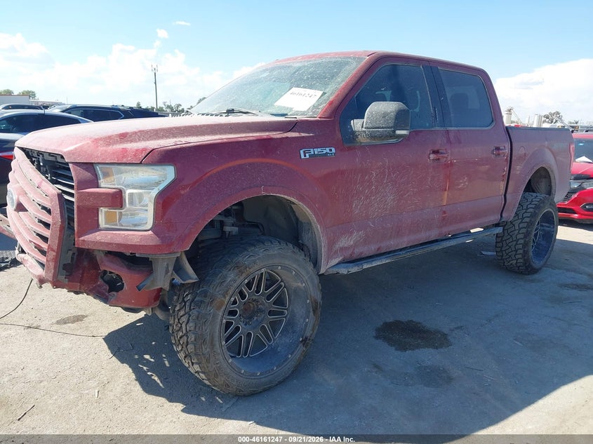 Vin: 1ftew1cf4gke42210, lot: 46661046, ford f-150 xlt 20162