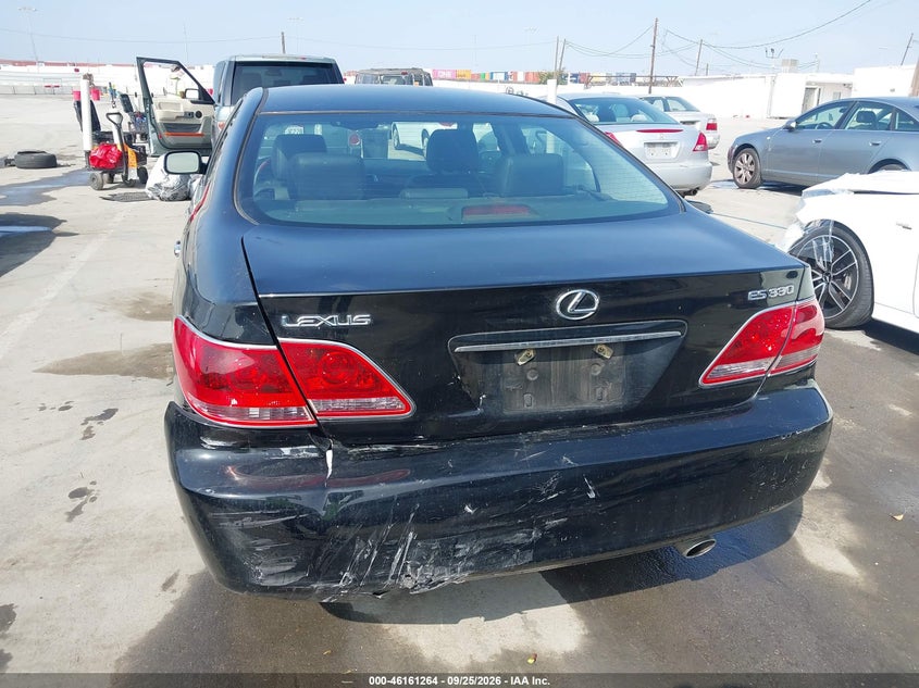 LEXUS ES 330 2006 VIN JTHBA30G365163482