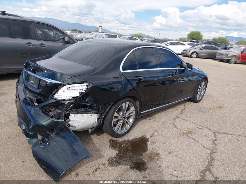 Vin: 55swf8db9ku297033, lot: 46661081, mercedes-benz c 300 20194