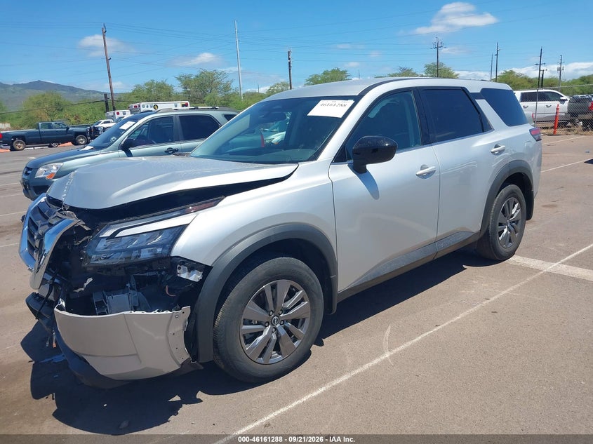 Vin: 5n1dr3aa2sc233018, lot: 46661087, nissan pathfinder s fwd 20252