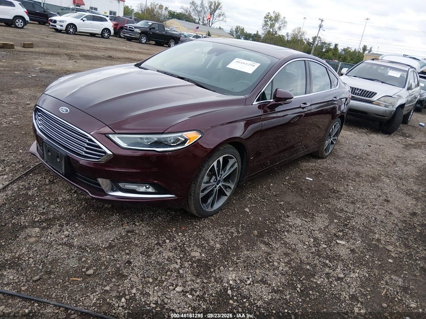 Vin: 3fa6p0k97hr213336, lot: 46661097, ford fusion titanium 20172