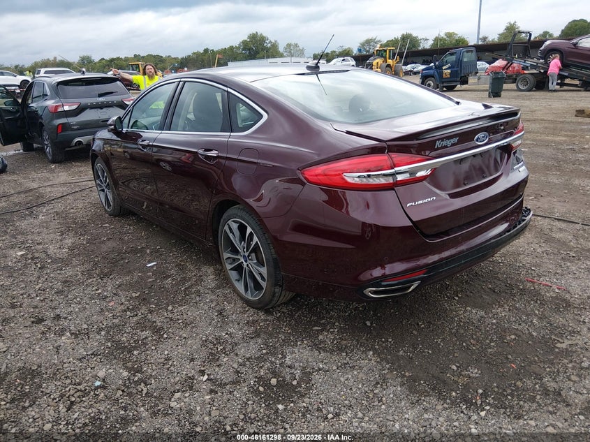 Vin: 3fa6p0k97hr213336, lot: 46661097, ford fusion titanium 20173