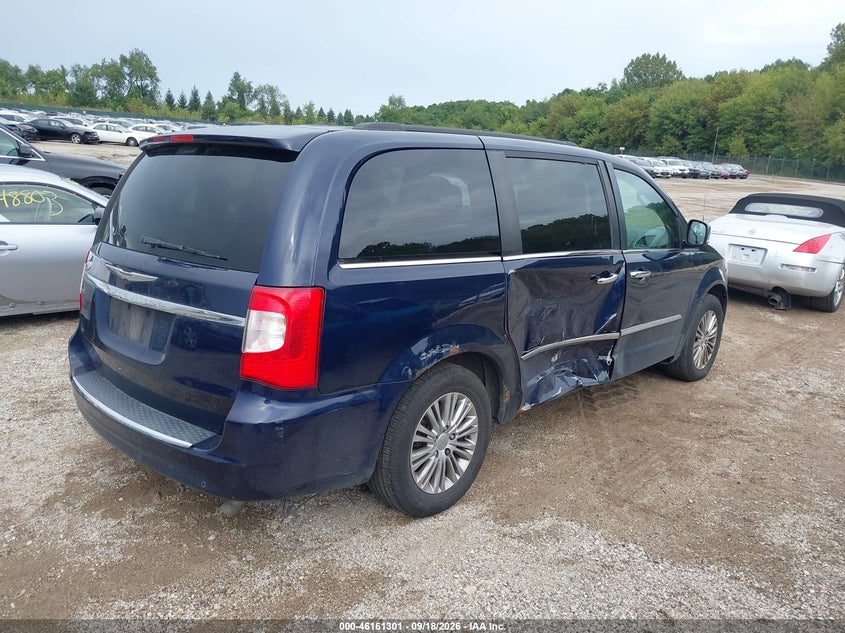 Vin: 2c4rc1cg7dr535495, lot: 46661100, chrysler town & country touring-l 20134