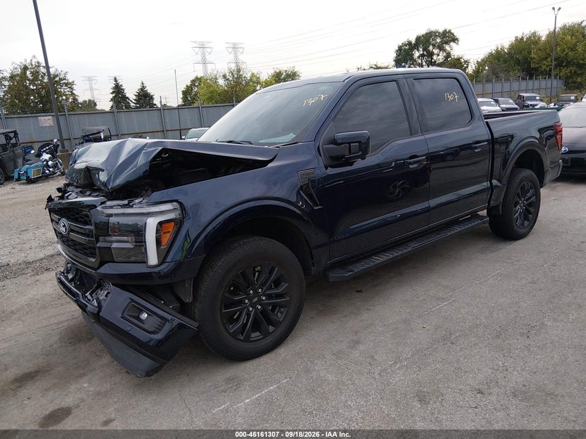 Vin: 1ftfw5l81sfb57107, lot: 46661106, ford f-150 lariat 20252