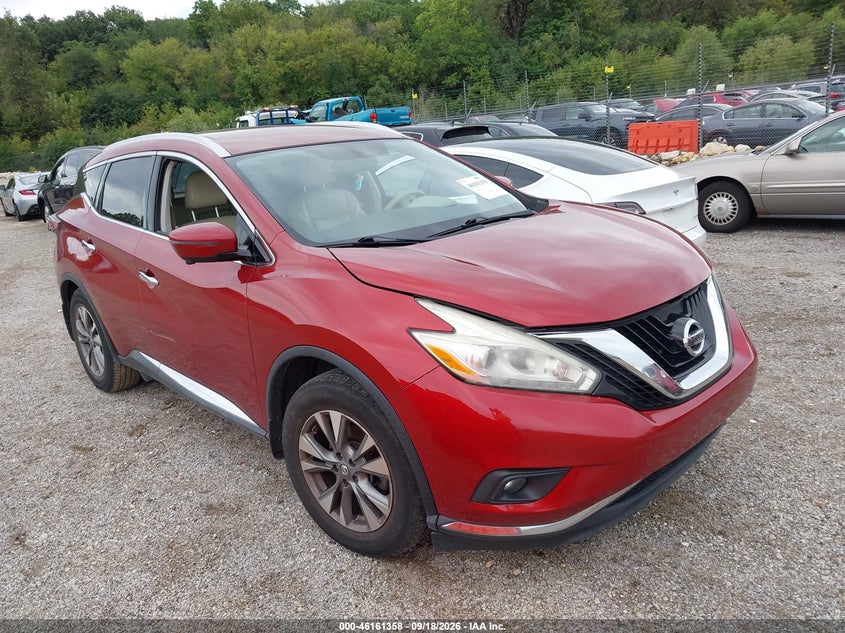 Vin: 5n1az2mg1gn130522, lot: 46661157, nissan murano sl 2016 img_1