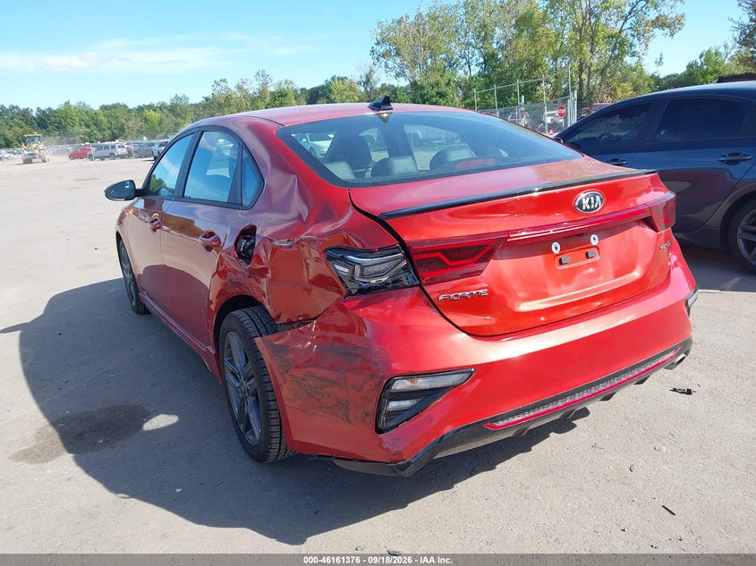Vin: 3kpf34ad5me403656, lot: 46661175, kia forte gt-line 20213