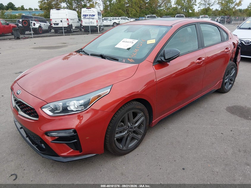 Vin: 3kpf34ad5me403656, lot: 46661175, kia forte gt-line 20212