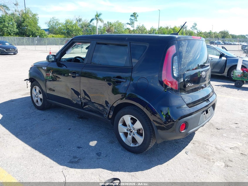 Vin: kndjn2a24j7592688, lot: 46661208, kia soul 20183