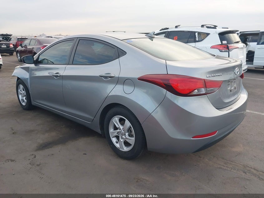 Vin: 5npdh4ae1fh585792, lot: 46661274, hyundai elantra se 20153