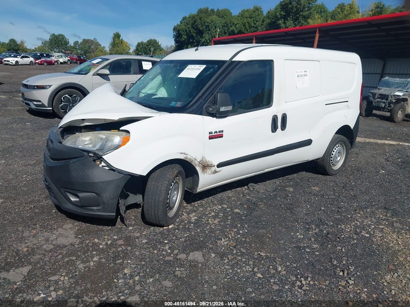 Vin: zfberfab6h6e25249, lot: 46661293, ram promaster city tradesman 20172