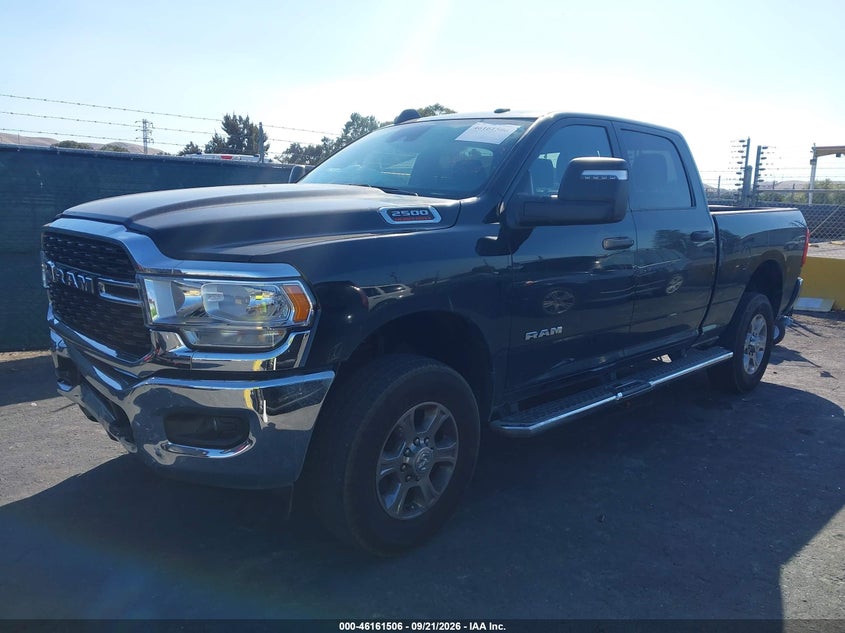 Vin: 3c6ur5dj1rg397693, lot: 46661305, ram 2500 big horn  4x4 6'4 box 20242