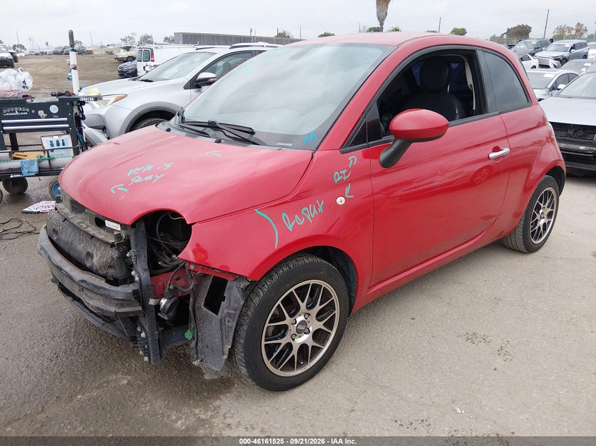 Vin: 3c3cffar6gt169520, lot: 46661324, fiat 500 pop 20162
