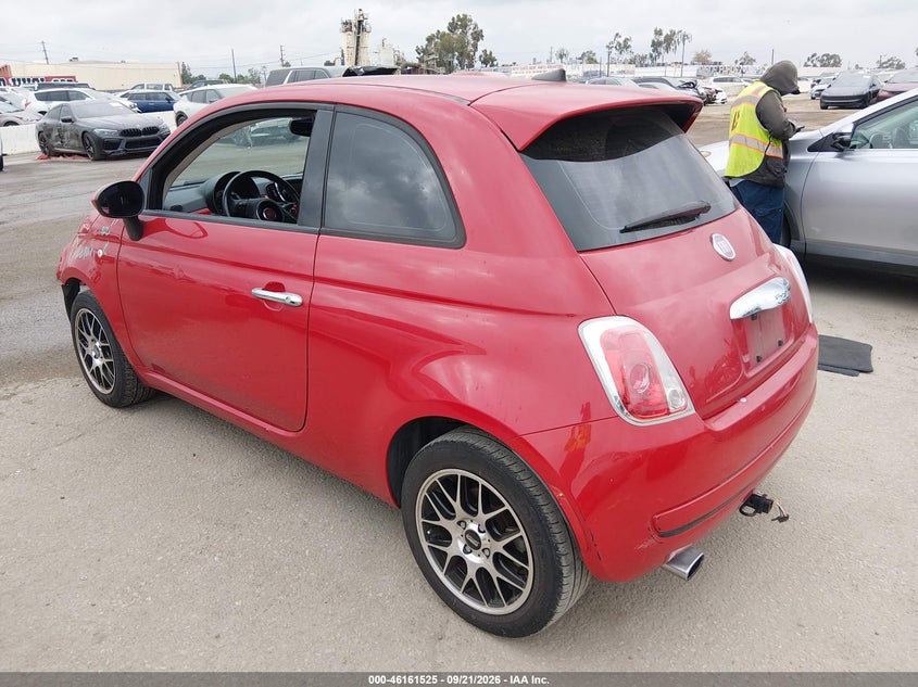 Vin: 3c3cffar6gt169520, lot: 46661324, fiat 500 pop 20163