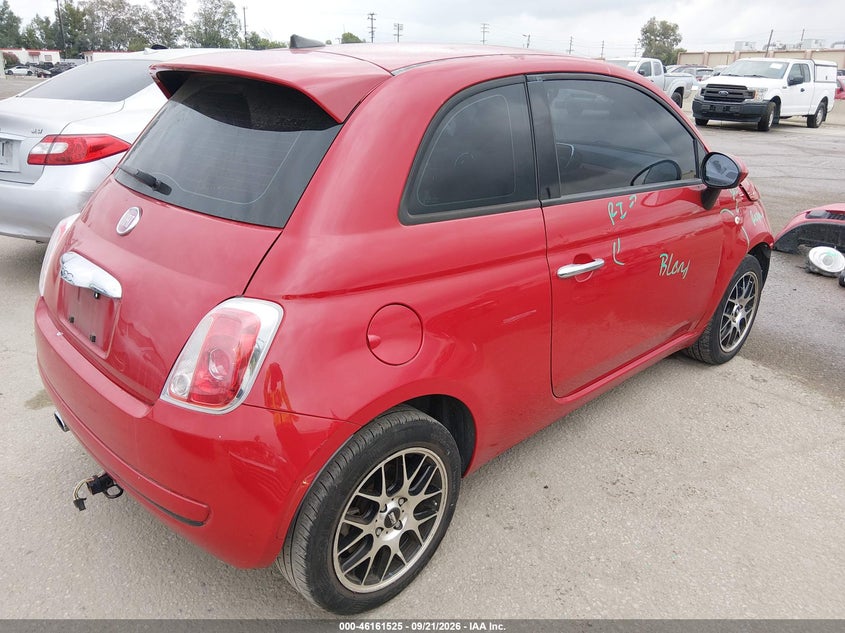Vin: 3c3cffar6gt169520, lot: 46661324, fiat 500 pop 20164
