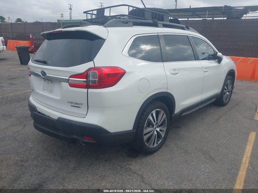Vin: 4s4wmapd2m3458278, lot: 46661339, subaru ascent limited 20214