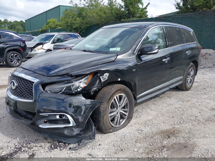 Vin: 5n1dl0mm6lc525343, lot: 46661345, infiniti qx60 pure awd 20202