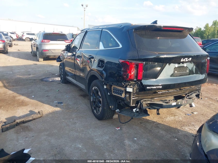 Vin: 5xyrl4jc3tg426097, lot: 46661347, kia sorento s 20263