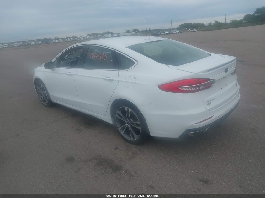 Vin: 3fa6p0d94kr184706, lot: 46661382, ford fusion titanium 20193