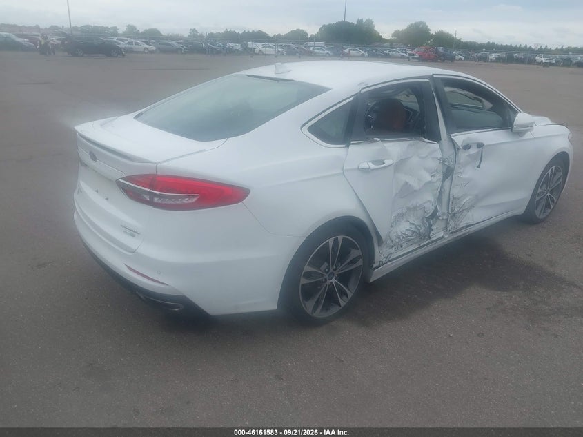 Vin: 3fa6p0d94kr184706, lot: 46661382, ford fusion titanium 20194