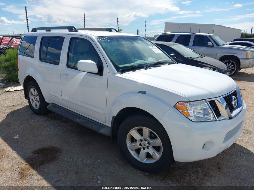Vin: 5n1ar1nnxcc604836, lot: 46661409, nissan pathfinder sv 20121