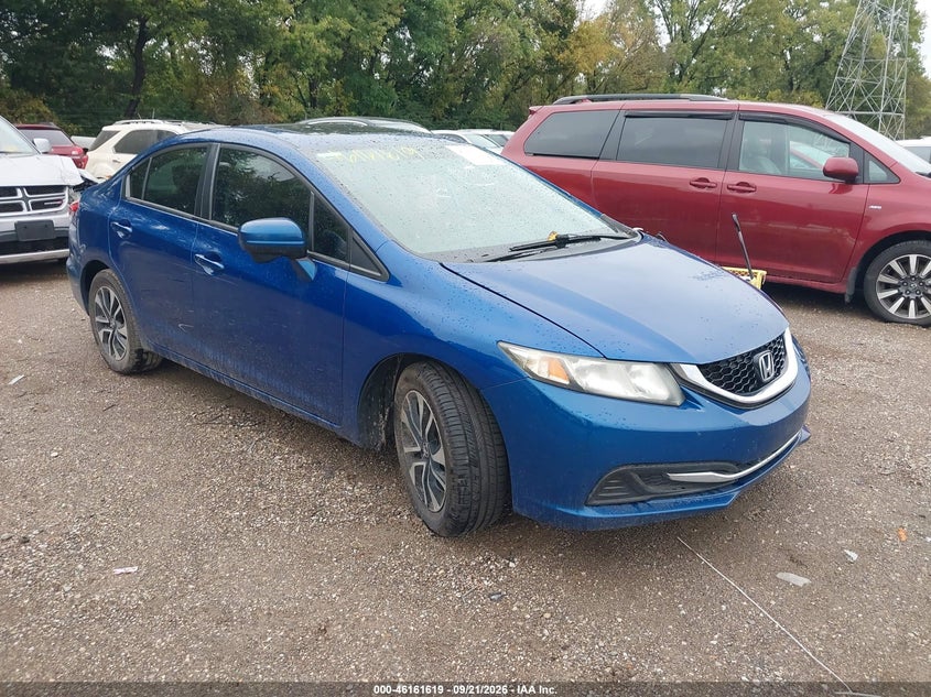 Vin: 19xfb2f85fe047845, lot: 46661418, honda civic ex 2015 img_1