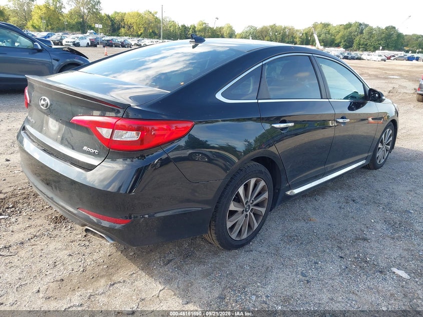 Vin: 5npe34af9fh230459, lot: 46661489, hyundai sonata sport 20154