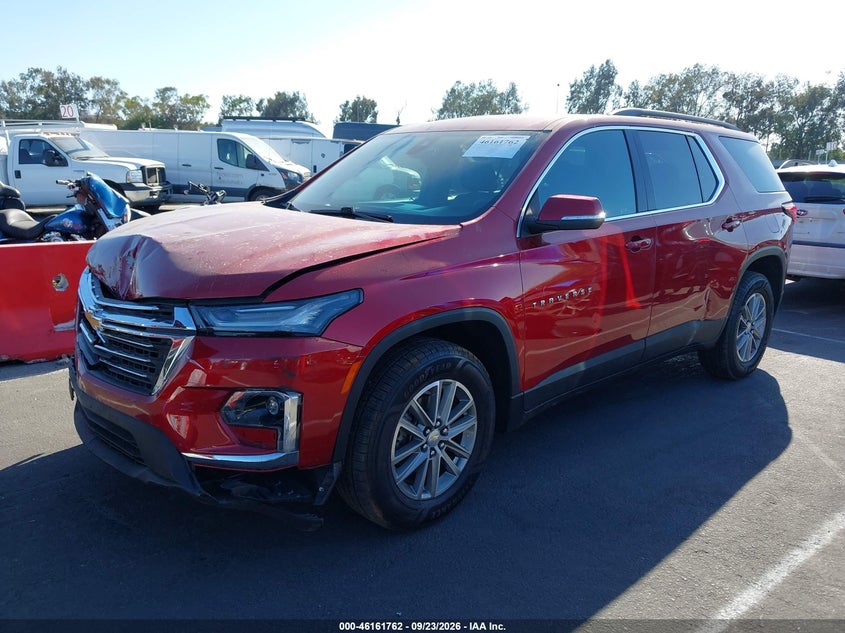 Vin: 1gnergkw9pj278736, lot: 46661561, chevrolet traverse fwd lt cloth 20232