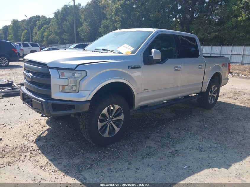 Vin: 1ftew1eg7fke73715, lot: 46661577, ford f-150 lariat 20152