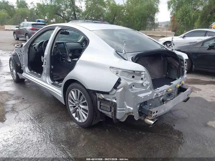 Vin: jn1ev7ap9jm590580, lot: 46661605, infiniti q50 3.0t luxe 20183