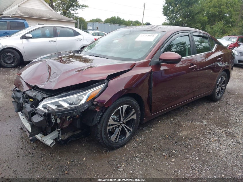 2023 Nissan Sentra, Front End, IAAI, VIN 3N1AB8CVXPY230216 — photo 2
