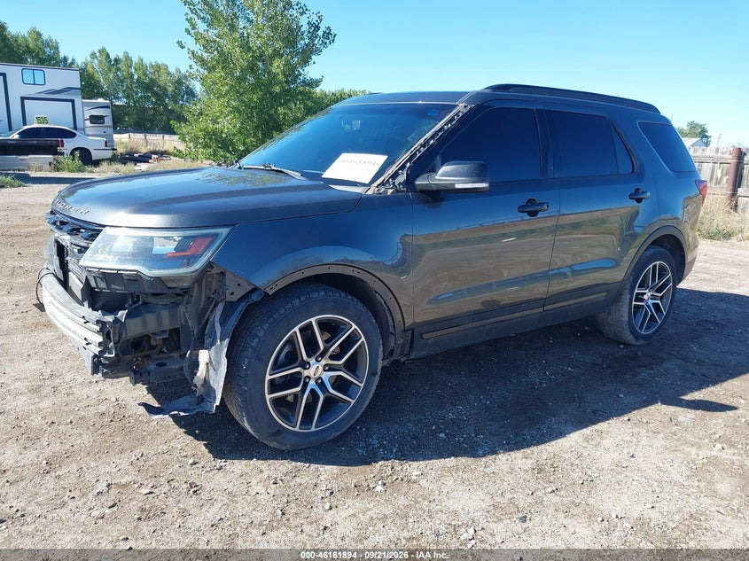 Vin: 1fm5k8gt1hga99389, lot: 46661693, ford explorer sport 20172