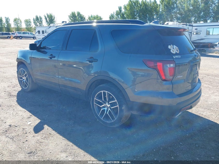 Vin: 1fm5k8gt1hga99389, lot: 46661693, ford explorer sport 20173